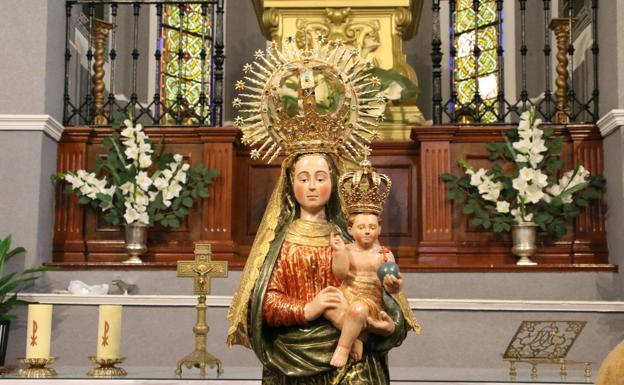 Nuestra Señora de Aguasantas regresa a su Santuario tras su restauración