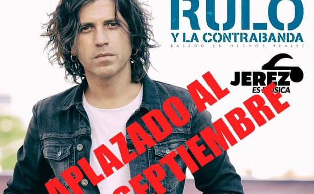 El concierto de Rulo y la Contrabanda se aplaza al 18 de septiembre