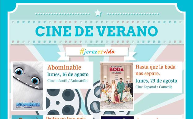 El programa 'Cine de Verano' se aplaza al próximo lunes, 16 de agosto