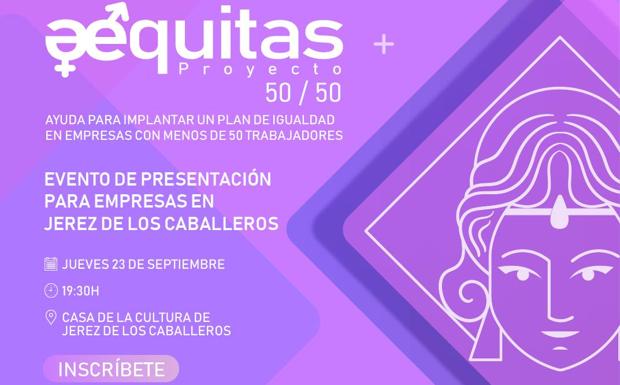 La Casa de la Cultura acoge, esta tarde, la presentación del proyecto 'Aequitas 50/50'