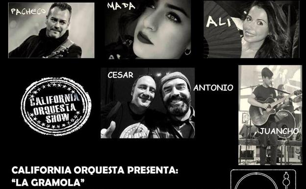 El cine-teatro Balboa acoge, este viernes, el espectáculo 'La Gramola' a cargo de 'California Orquesta'