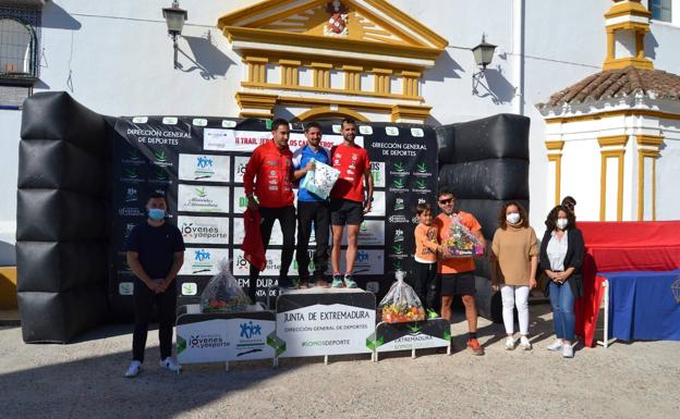 Carlos Rodríguez y María Soledad Rodríguez, vencedores del II Trail Jerez de los Caballeros