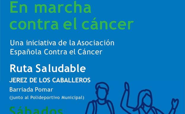 La AECC en Jerez de los Caballeros lanza el proyecto 'Rutas saludables'