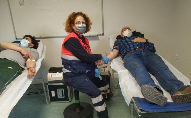Los donantes aportan 331 bolsas de sangre en la primera campaña del año