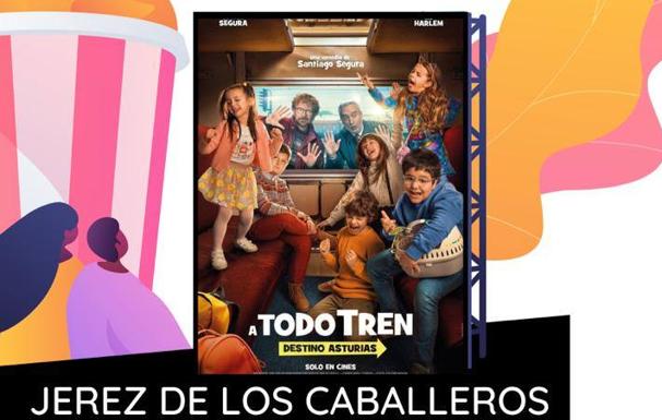 La Plaza de la Alcazaba acoge esta noche la proyección de la película «A todo tren. Destino Asturias»