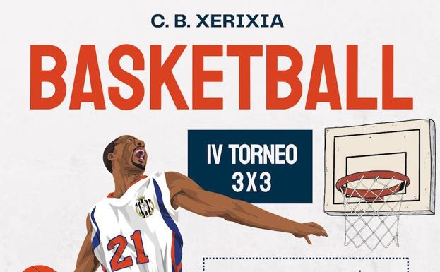 El Club Baloncesto Xerixia organiza este sábado, 20 de agosto, su IV Torneo 3x3