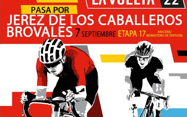 La Vuelta Ciclista a España pasa por Jerez de los Caballeros y Brovales este miércoles