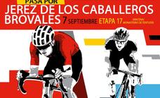 La Vuelta Ciclista a España pasa por Jerez de los Caballeros y Brovales este miércoles