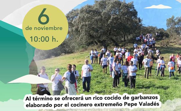 AFAD Jerez Sierra Suroeste organiza, el 6 de noviembre, su Marcha Senderista Solidaria por el entorno natural de La Bazana
