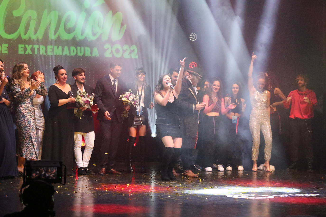 Ana Nina, ganadora del Festival de la Canción de Extremadura 2022