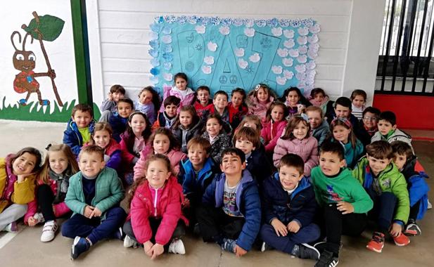 Los escolares celebran el Día de la Paz