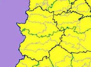 Toda la región estará este miércoles en alerta por viento y lluvia