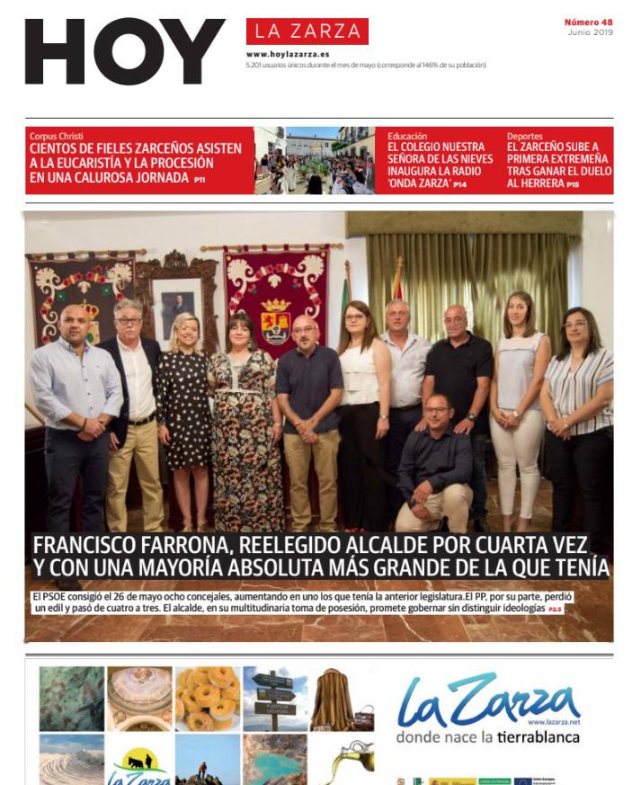 Este jueves sale el periódico de junio