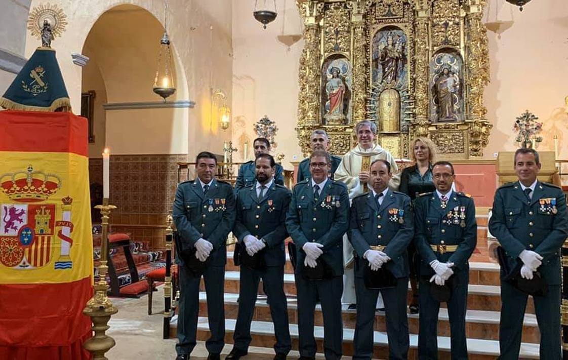 La Guardia Civil celebra en Alange el día de la Patrona
