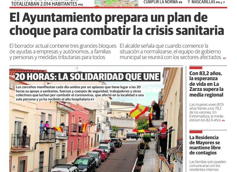 Este miércoles sale el periódico de abril
