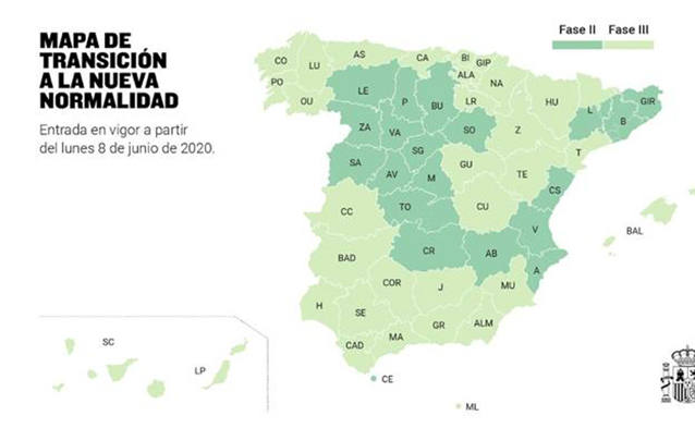 Extremadura entra el próximo lunes en la fase 3