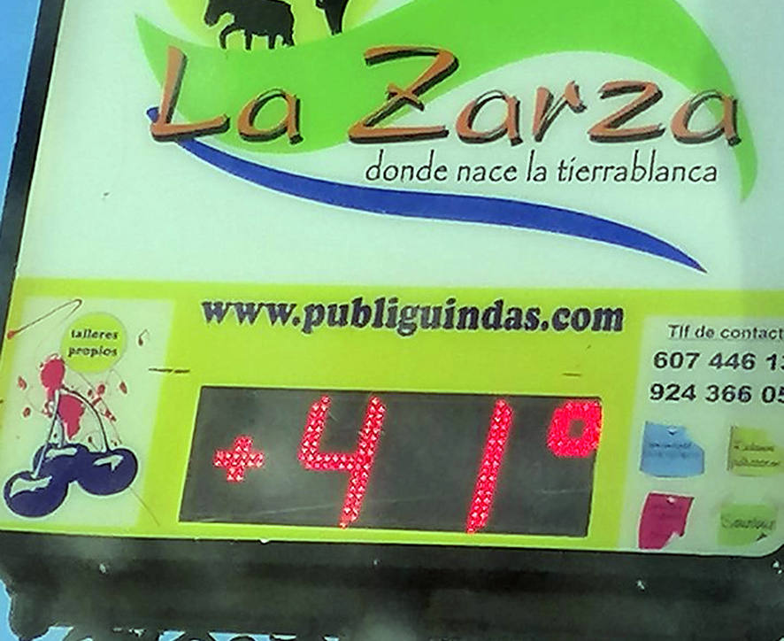 Alerta naranja hasta el martes por altas temperaturas