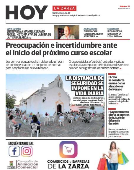 Este jueves sale el periódico de agosto