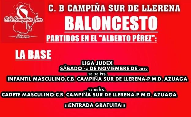 Jornada de baloncesto en el Alberto Pérez