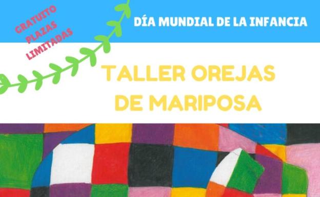 Taller Orejas de Mariposa, el 30 de noviembre