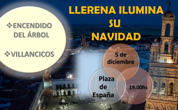 Llerena acoge su alumbrado navideño este jueves