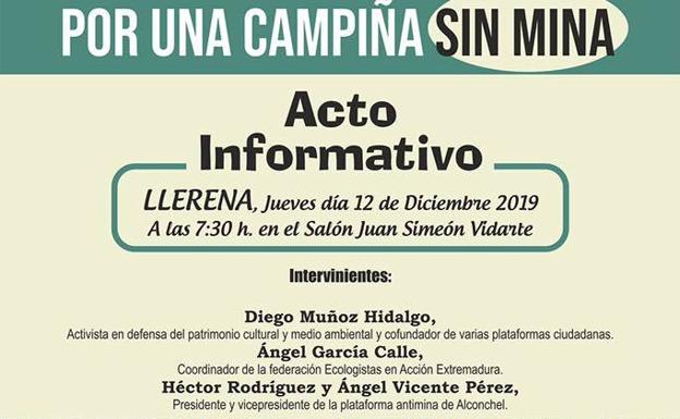 Acto informativo 'Por una Campiña sin mina'