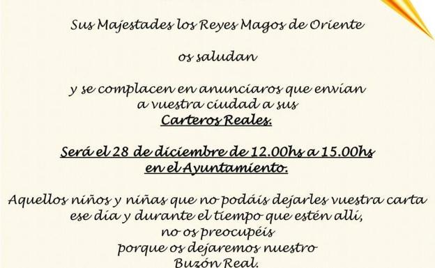 Los Carteros Reales llegan a Llerena el próximo sábado