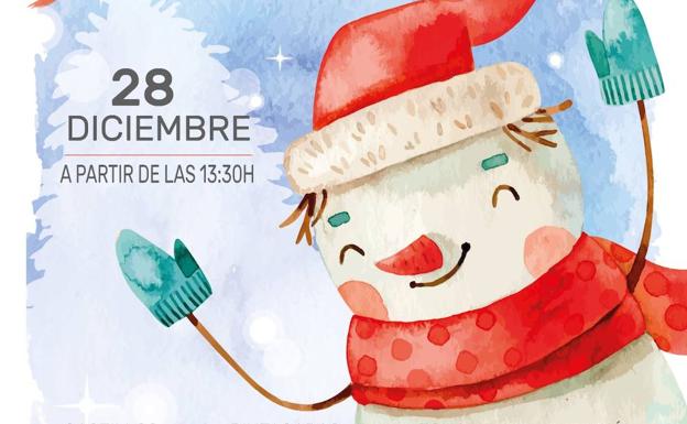 Parque infantil de Navidad el 28 de diciembre