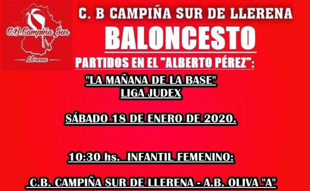 La base del Campiña Sur juega el sábado 18 de enero