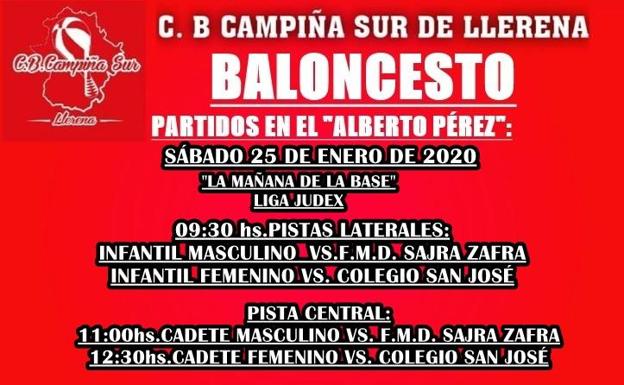 Agenda del fin de semana de baloncesto