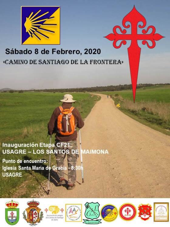 Nueva inauguración de etapa del Camino de Santiago en Usagre
