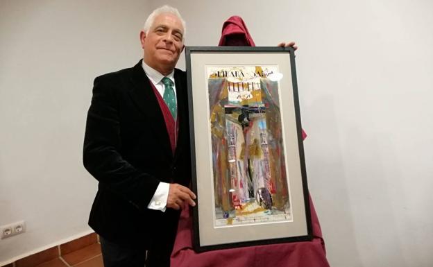 Miguel Caiceo presenta el nuevo cartel de la Semana Santa 2020