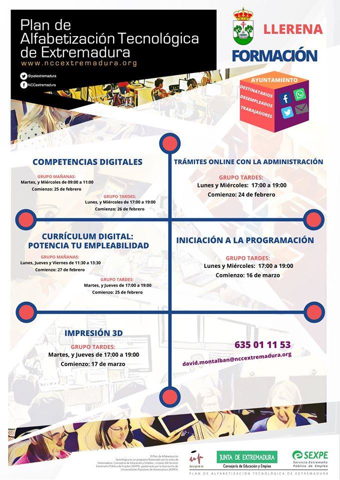 El NCC da a conocer los cursos y horarios para este año