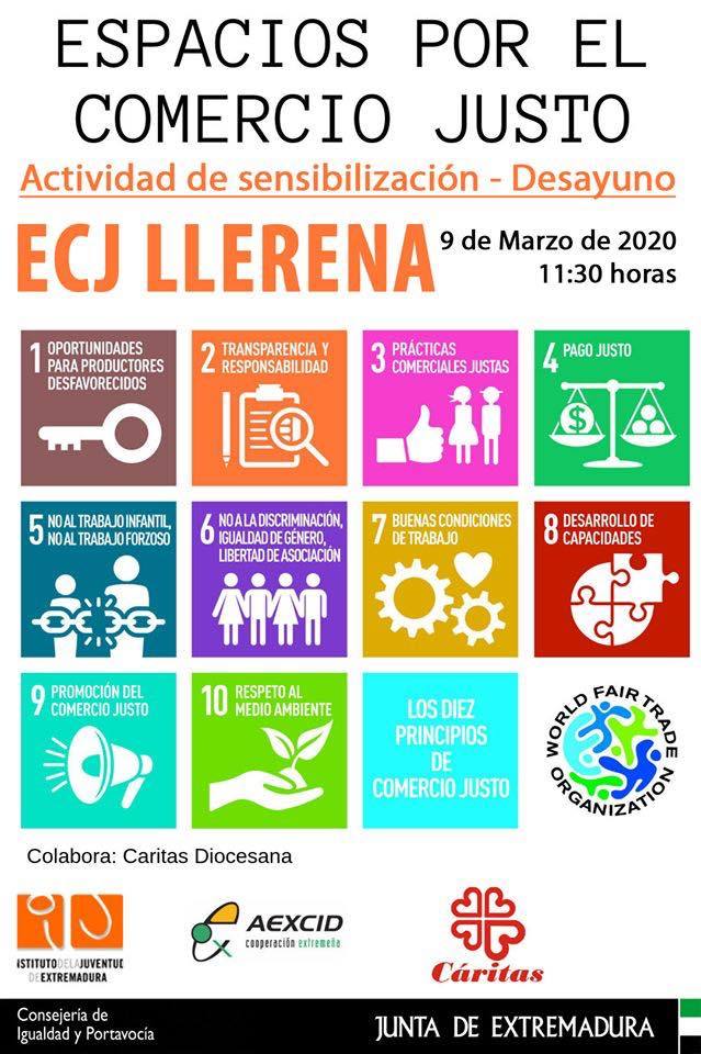 El ECJ organiza a las 11:30 una actividad de sobre el Comercio Justo