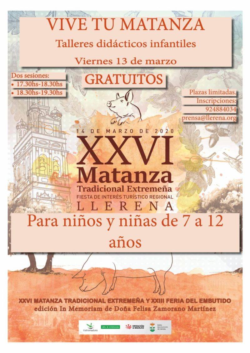 La Matanza Tradicional, para los más pequeños el día 13