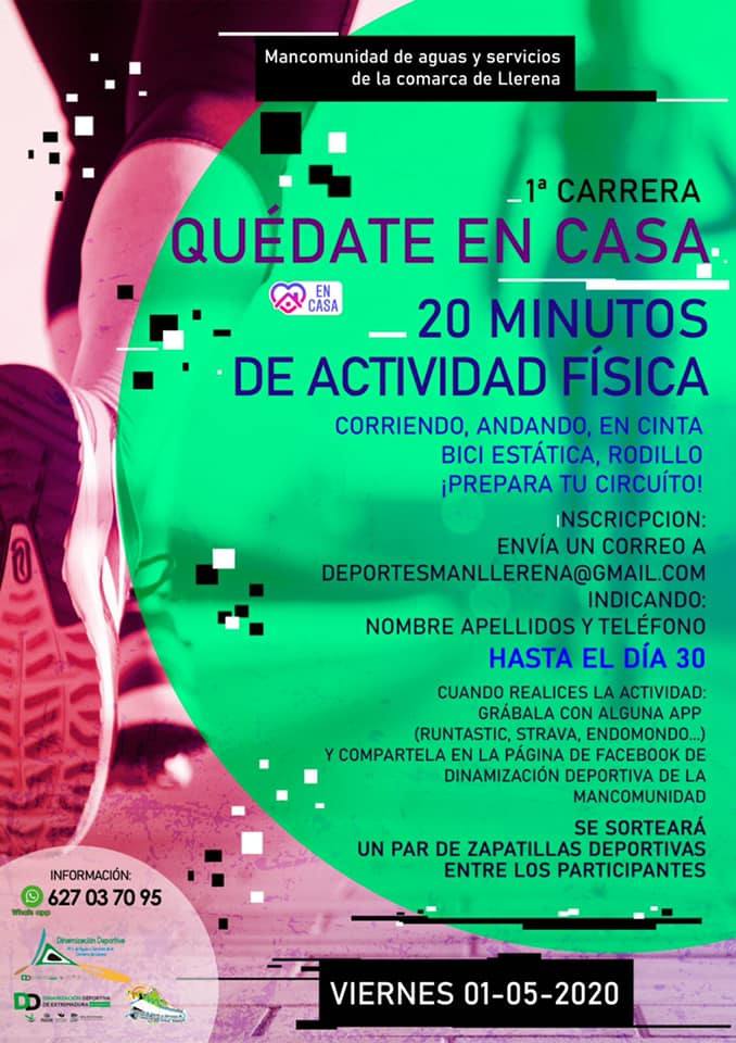 Primera carrera 'Quédate en casa'