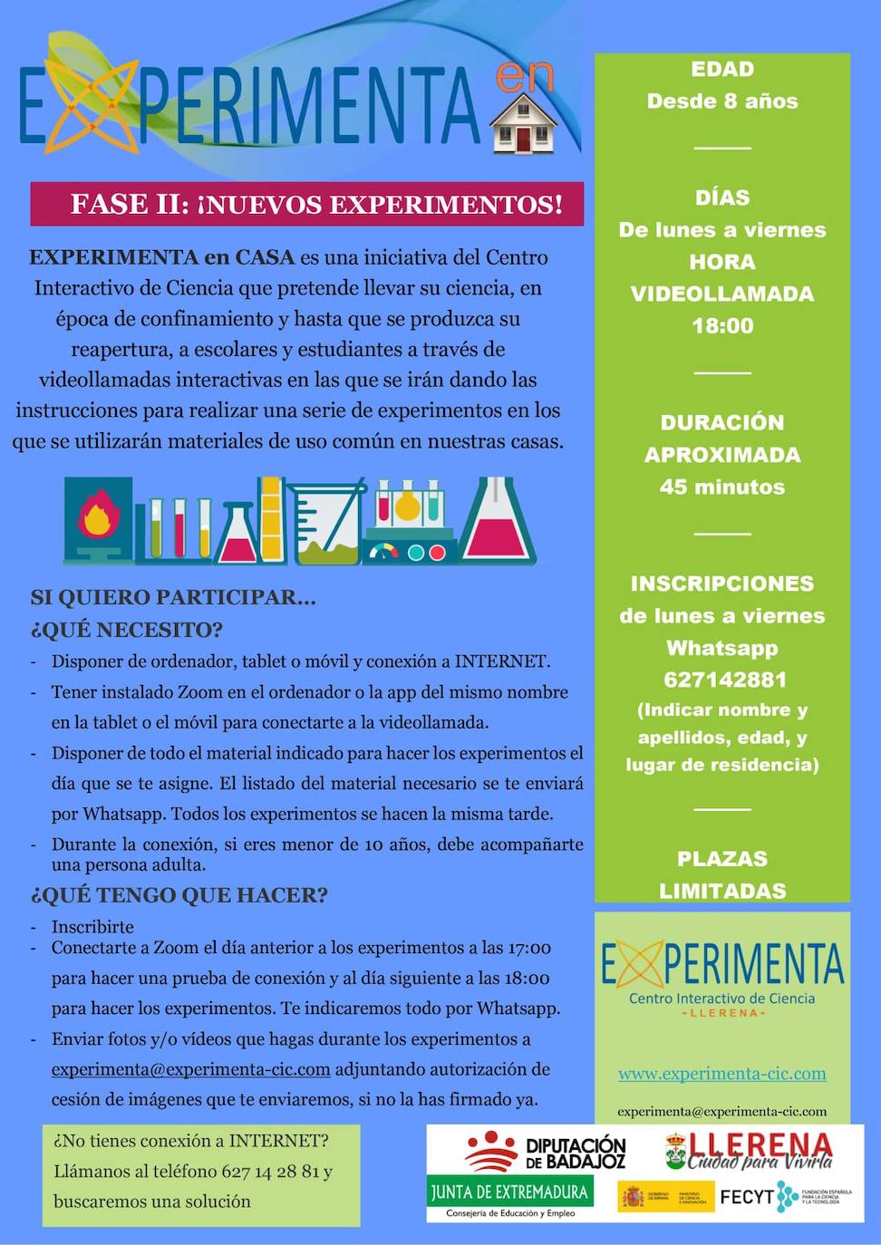 Fase II de 'EXPERIMENTA EN CASA'