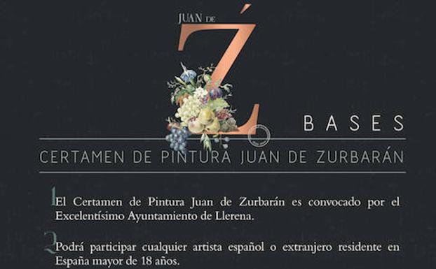 Convocado el Certamen de Pintura Juan de Zurbarán