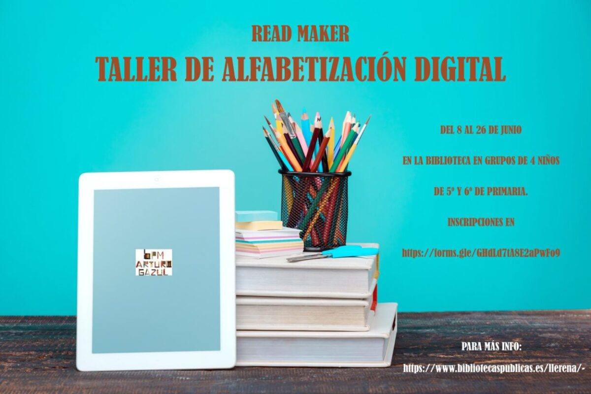 La biblioteca te ofrece un taller de alfabetización digital