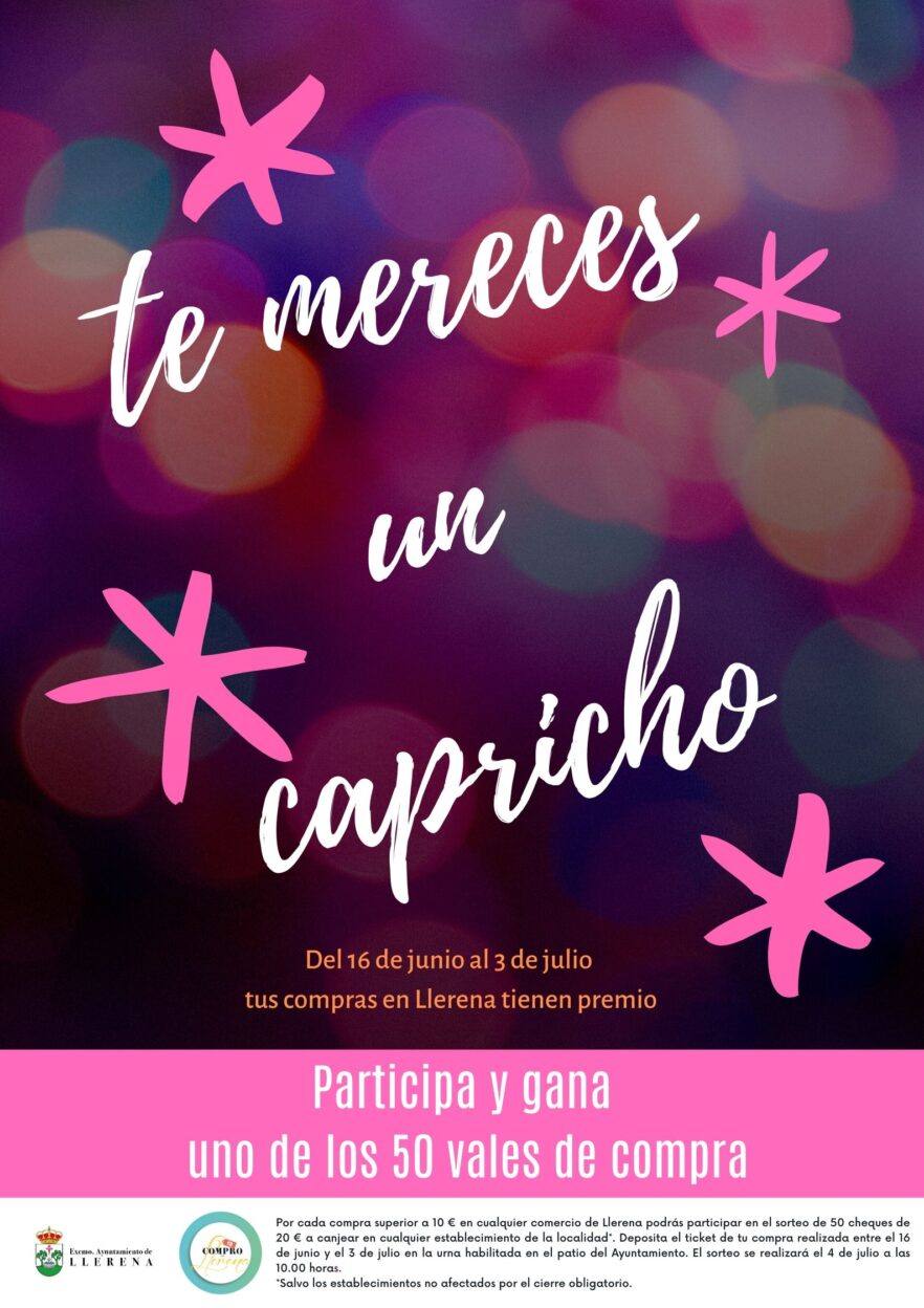 'Te mereces un capricho', nueva campaña para potenciar el comercio local