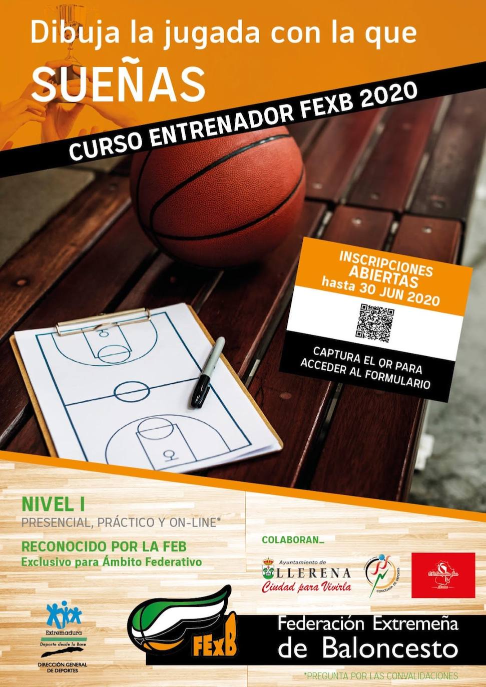 Llerena acogerá cursos de entrenador de Baloncesto