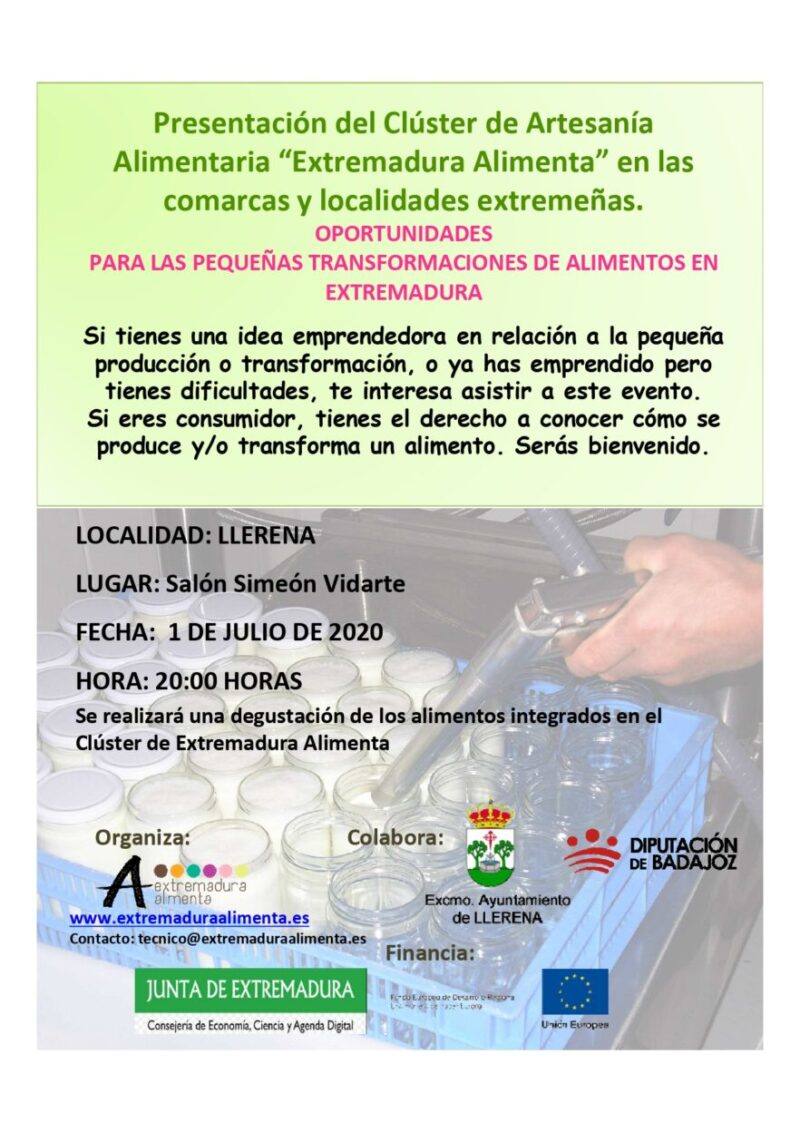 Presentación Del Clúster de Artesanía 'Extremadura Alimenta'
