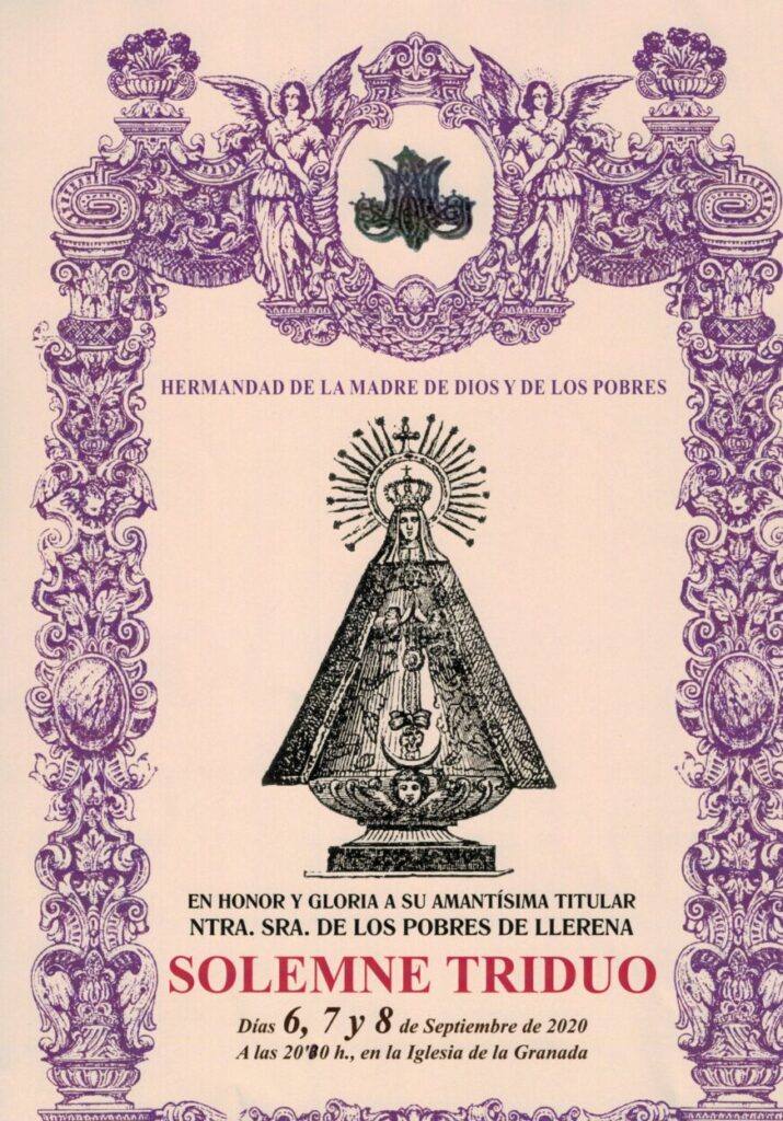 Solemne Triduo los días 6, 7 y 8 de septiembre
