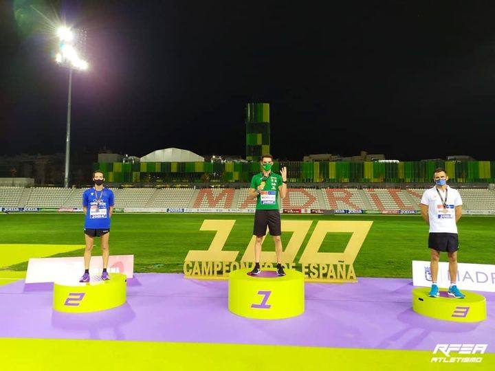 Álvaro Martín, revalida su título de Campeón de España en 10 km marcha