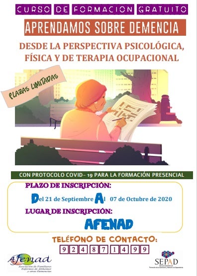 Curso de formación sobre la demencia