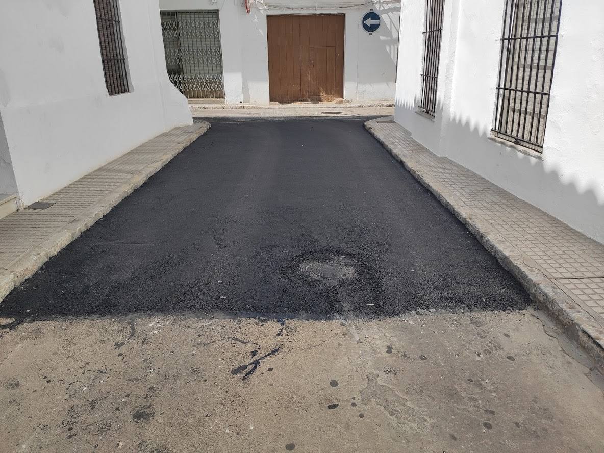 Parcheado de las calles de la localidad
