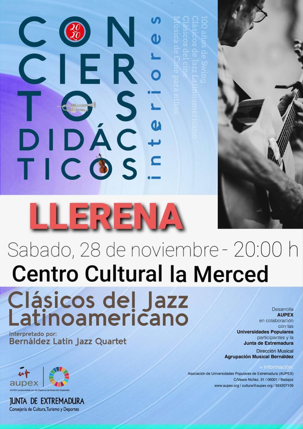 Vuelve el Jazz a Llerena el próximo sábado