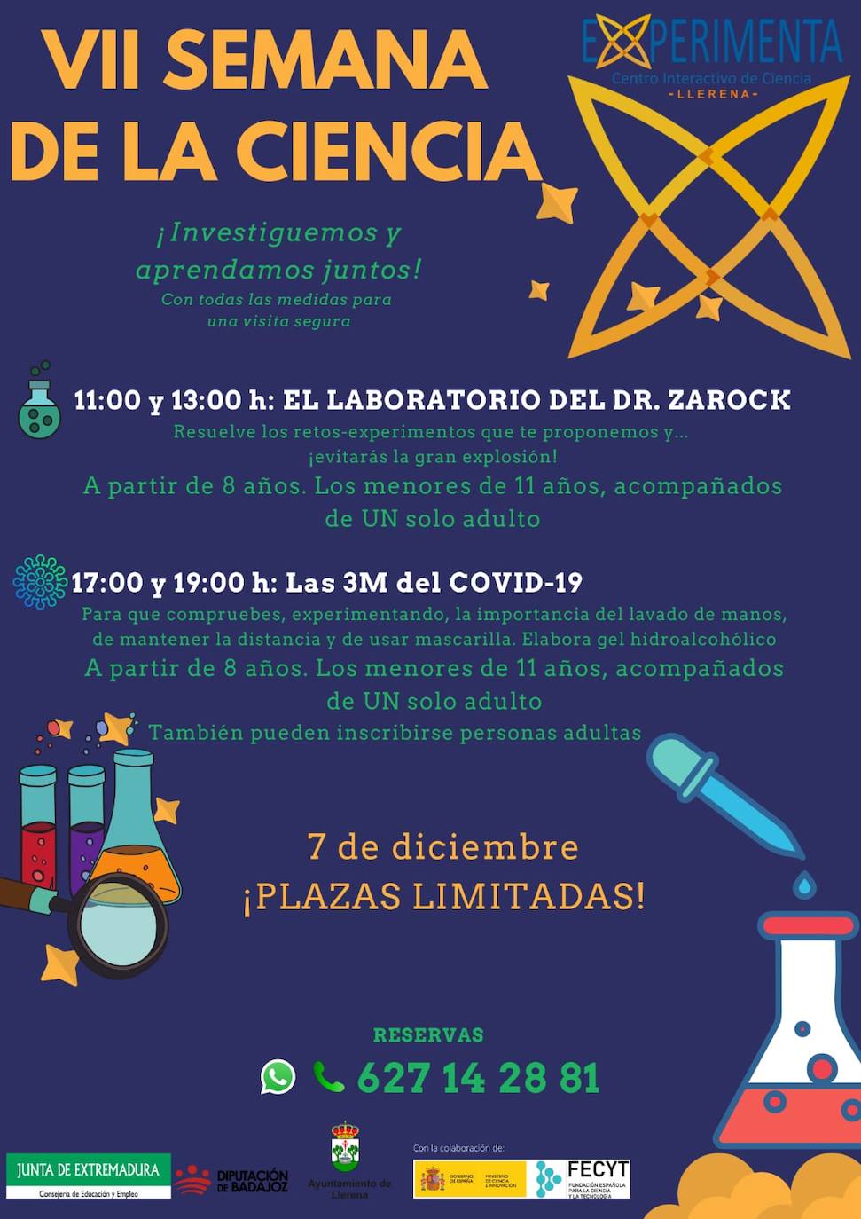 VII Semana de la Ciencia en EXPERIMENTA