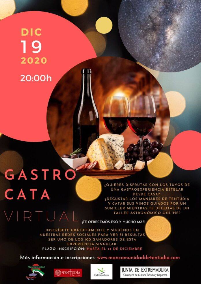 Gastrocata virtual, el próximo 19 de diciembre