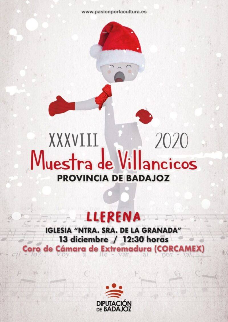 Llega la XXXVIII Muestra de Villancicos a Llerena